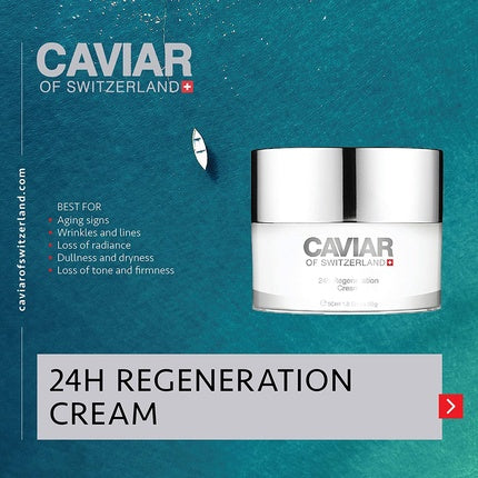 Caviar of Switzerland 24h Regeneration Cream 50ml Anti Aging Face Cream for Women Online now