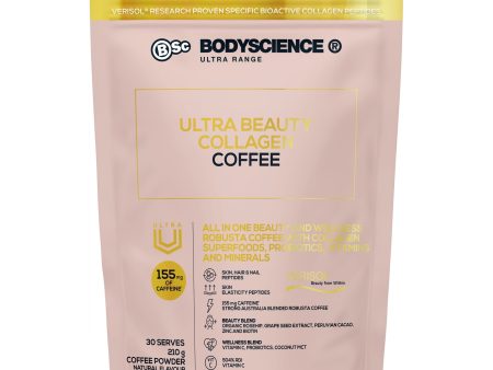 Body Science Ultra Beauty Collagen Coffee 210g For Sale