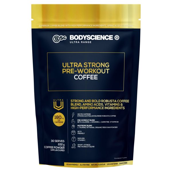 Body Science Ultra Strong Pre-workout Coffee 222g For Sale