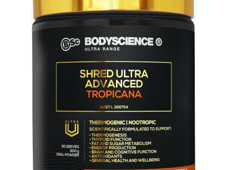 Body Science Shred Ultra Advanced 300g - Tropicana For Discount