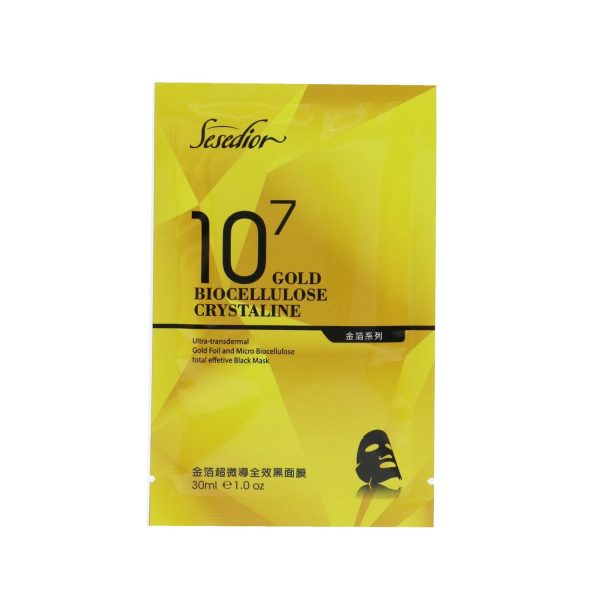 Sesedior Gold Biocellulose Total Effective Black Mask (Exp.  Date 08 02 2023)  10x30ml 1oz Online Hot Sale