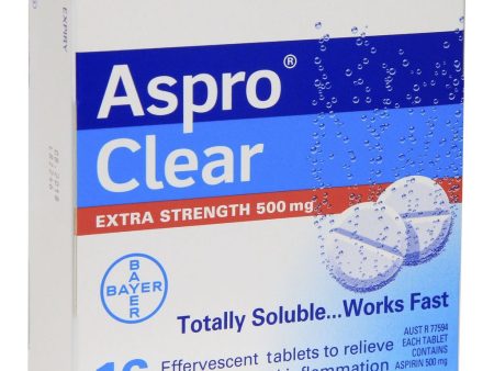 Aspro Clear Tab Extra Strength 16 For Discount