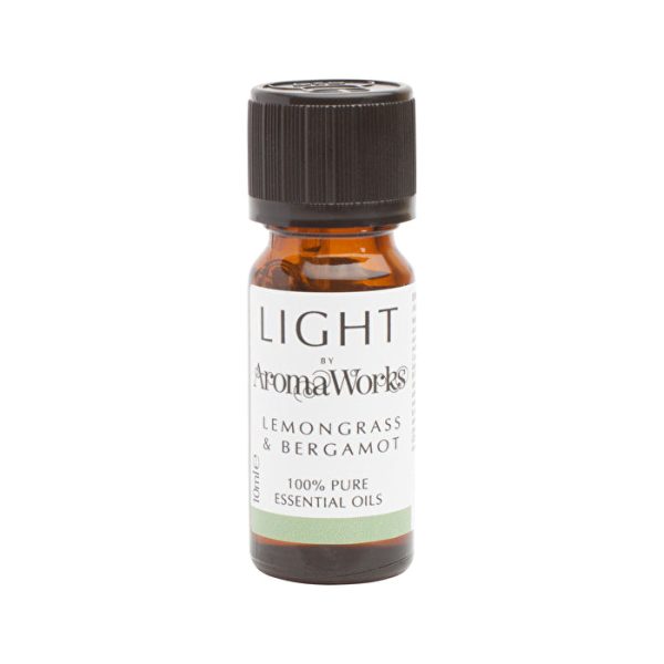 AromaWorks Light 100% Pure Essential Oil Blend Lemongrass & Bergamot 10ml Supply