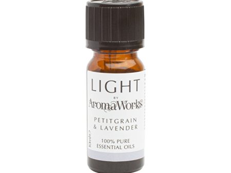 AromaWorks Light 100% Pure Essential Oil Blend Petitgrain & Lavender 10ml Hot on Sale