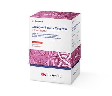 ARRAVITE Collagen Beauty Essential + Cranberry | Strawberry 14 x 3g Hot on Sale