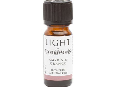 AromaWorks Light 100% Pure Essential Oil Blend Amyris & Orange 10ml For Discount