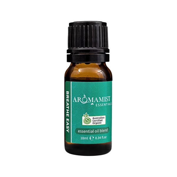 Aromamist Essentials Organic Essential Oil Blend Breathe Easy 10ml Supply