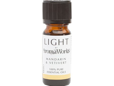 AromaWorks Light 100% Pure Essential Oil Blend Mandarin & Vetivert 10ml on Sale