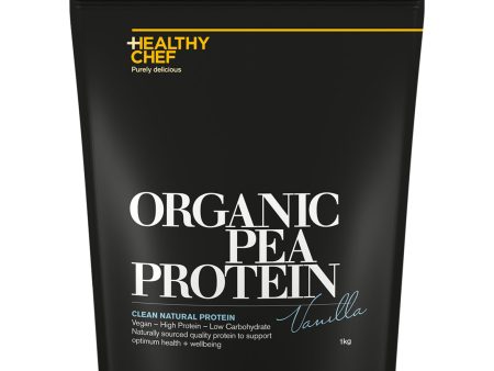 The Healthy Chef Organic Pea Protein Vanilla 1kg For Sale