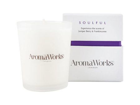 AromaWorks Candle Soulful Small 75g on Sale