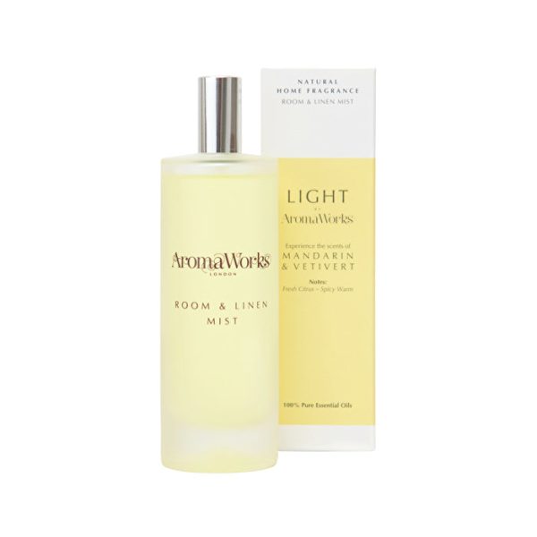 AromaWorks Light Room & Linen Mist Mandarin & Vetivert 100ml Cheap