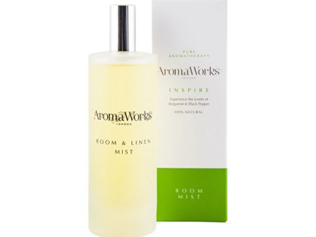 AromaWorks Room & Linen Mist Inspire 100ml Online