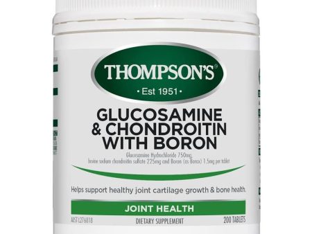 Thompson s Glucosamine & Chondroitin With Boron 200 Tablets Online Sale