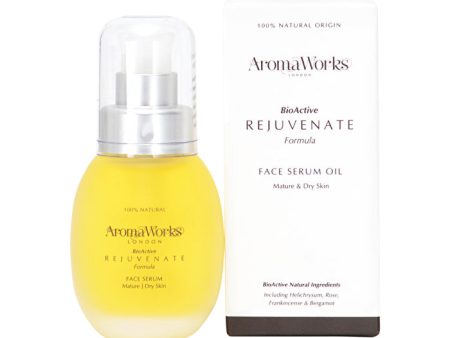 AromaWorks Face Serum Oil Bioactive Rejuvenate Formula 30ml For Sale