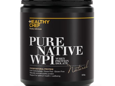 The Healthy Chef Pure Native WPI Natural 550g For Sale