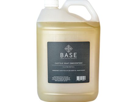 Base (Soap With Impact) Hand Wash Castile Soap (Unscented) Refill 5000ml Sale