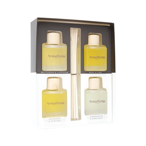 AromaWorks Light Reed Diffuser Gift Set 100ml x 4 Pack Sale