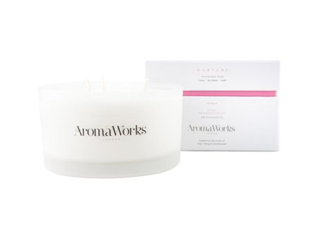 AromaWorks 3 Wick Candle Nurture Large 400g Cheap