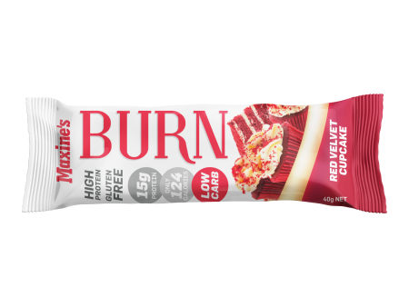 Maxine s Burn Bar Red Velvet Cupcake 40gx12 Online now