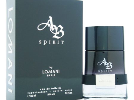 Lomani AB Spirit by Lomani for Men - 3.3 oz EDT Spray Hot on Sale