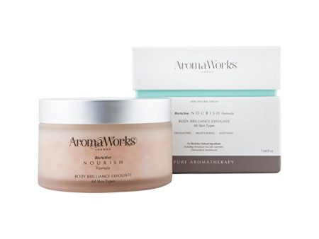 AromaWorks Body Brilliance Exfoliate Bioactive Nourish Formula 200ml Sale