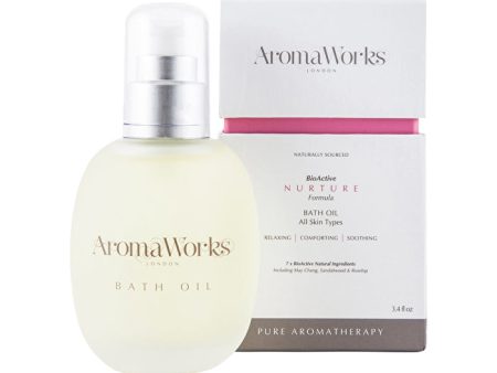 AromaWorks Bath Oil Bioactive Nurture Formula 100ml Hot on Sale