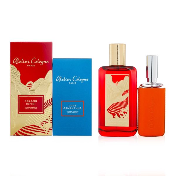 Atelier Cologne Love Osmanthus Cologne 30ml + Oolang Infini Cologne 100ml  2pcs Online now