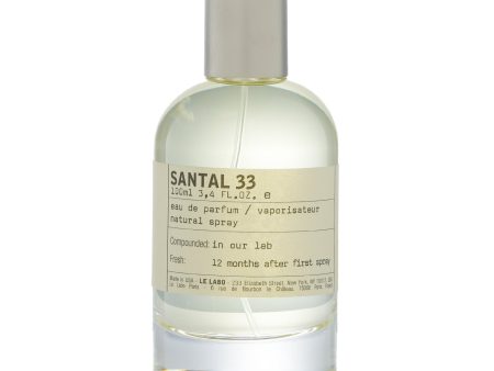 Le Labo Santal 33 Eau De Parfum Spray  100ml 3.4oz Online Sale