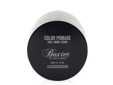 Baxter Of California Color Pomade For Hair  Brow  Beard - # Black  30ml 1oz For Discount