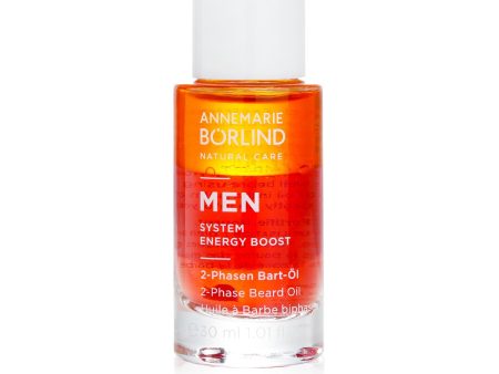 Annemarie Borlind Men System Energy Boost 2-Phase Beard Oil  30ml 1.01oz Hot on Sale