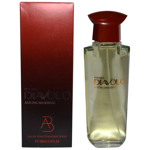 Antonio Banderas Diavolo by Antonio Banderas for Men - 3.4 oz EDT Spray Hot on Sale