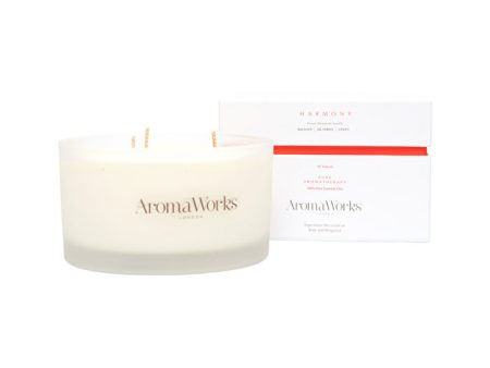 AromaWorks 3 Wick Candle Harmony Large 400g Online