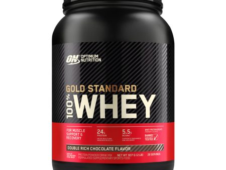 Optimum Nutrition Gold Standard 100% Whey 909g - Double Rich Chocolate For Cheap