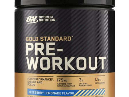 Optimum Nutrition Gold Standard Pre-Workout 300g - Blueberry Lemonade on Sale