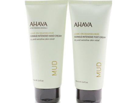 Ahava Mud Hand & Foot Duo Kit: Dermud Intensive Hand Cream 100ml+ Dermud Intensive Foot Cream 100ml  2pcs Discount