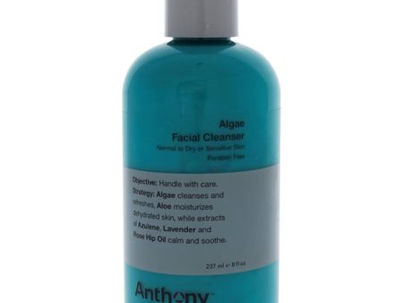 Anthony Algae Facial Cleanser by Anthony for Men - 8 oz Cleanser Fashion