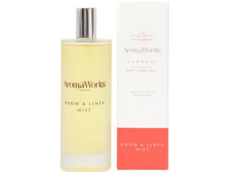 AromaWorks Room & Linen Mist Harmony 100ml For Cheap