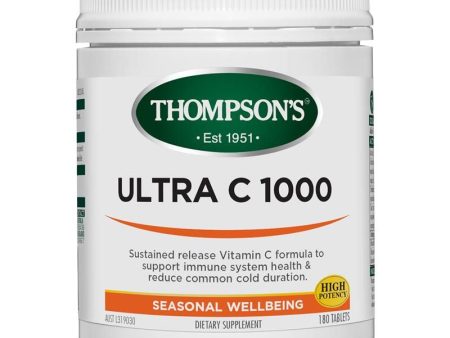 Thompson s Ultra C 1000mg 180 Tablets Sale