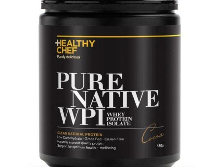 The Healthy Chef Pure Native WPI Cocoa 550g Online now