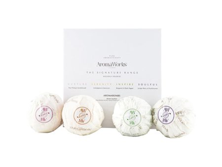 AromaWorks The Signature Range AromaBomb Gift Set 250g x 4 Pack Fashion