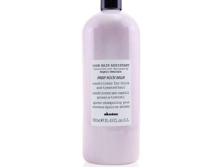 Davines Your Hair Assistant Prep Rich Balm Conditioner (For Thick and Treated Hair)  900ml 30.43oz Online Sale