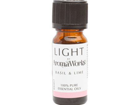 AromaWorks Light 100% Pure Essential Oil Blend Basil & Lime 10ml Online Hot Sale