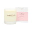 AromaWorks Light Candle Basil & Lime Medium 220g Hot on Sale